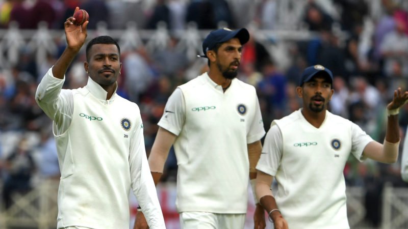 Pandya led the way as the Indian pacers picked up all 10 England wickets